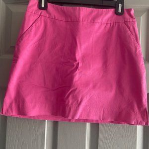 Loudmouth Size 4 Ladies Skort Solid Flamingo Pink Golf Tennis Skirt COTTON